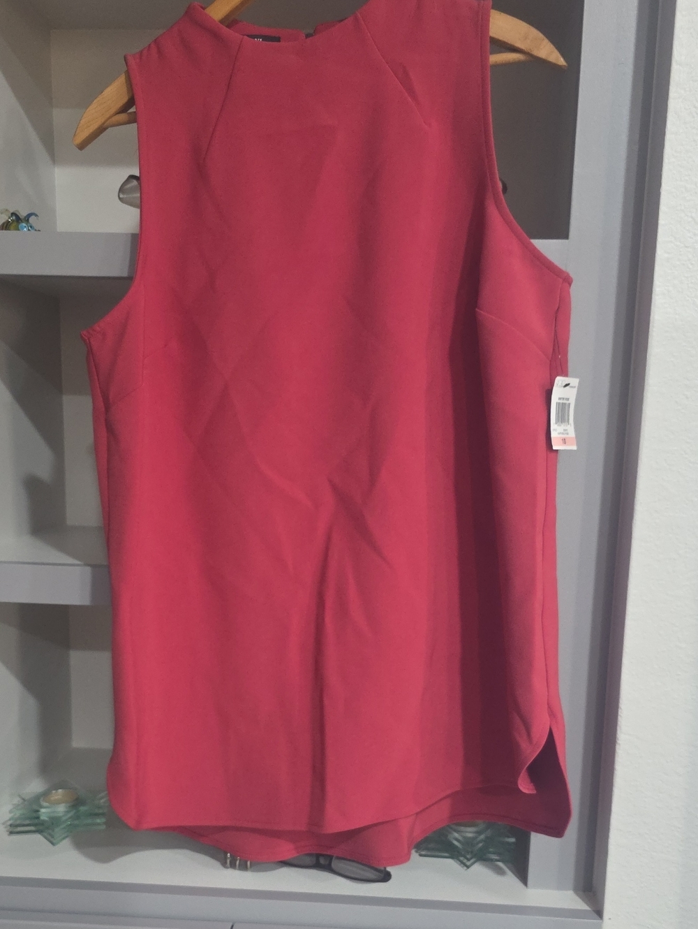Alfani Sleeveless Shell Tank Top in Rose